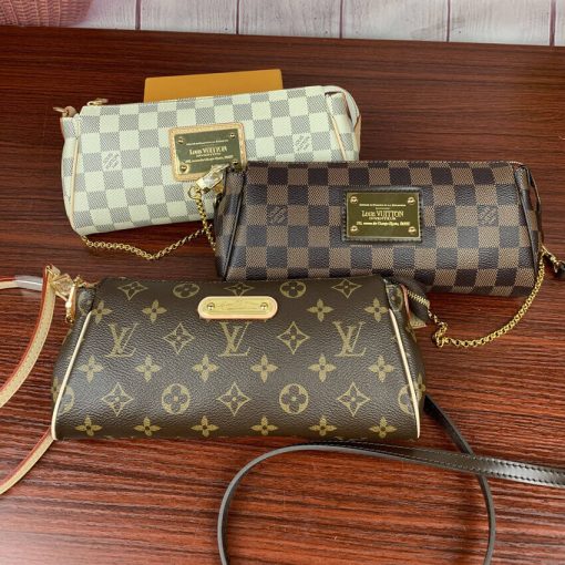 Louis Vuitton Damier Ebene Canvas Eva Clutch N55213 - Image 13