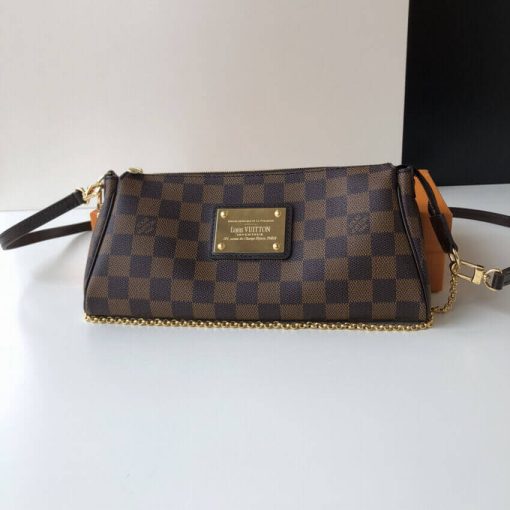 Louis Vuitton Damier Ebene Canvas Eva Clutch N55213 - Image 4