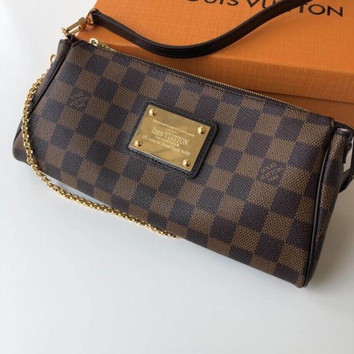 Louis Vuitton Damier Ebene Canvas Eva Clutch N55213 - Image 6