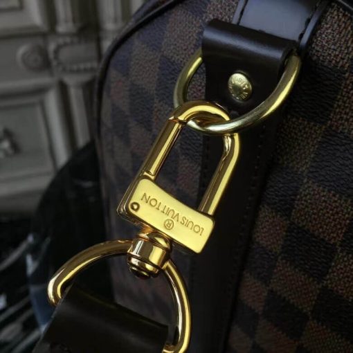 Louis Vuitton Damier Ebene Canvas Keepall Bandouliere  50 N41427 - Image 6