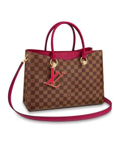 Louis Vuitton Damier Ebene Canvas LV Riverside N40052 Fuchsia