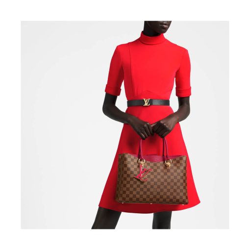 Louis Vuitton Damier Ebene Canvas LV Riverside N40052 Fuchsia - Image 2