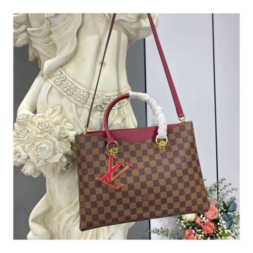 Louis Vuitton Damier Ebene Canvas LV Riverside N40052 Fuchsia - Image 3