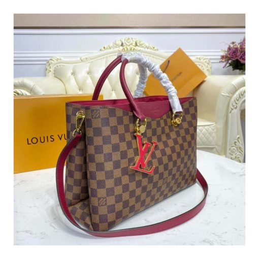Louis Vuitton Damier Ebene Canvas LV Riverside N40052 Fuchsia - Image 5