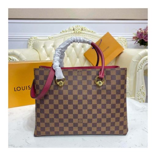 Louis Vuitton Damier Ebene Canvas LV Riverside N40052 Fuchsia - Image 6