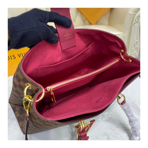 Louis Vuitton Damier Ebene Canvas LV Riverside N40052 Fuchsia - Image 11