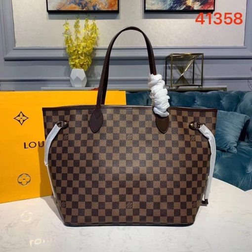 Louis Vuitton Damier Ebene Canvas Neverfull MM N41358 - Image 2