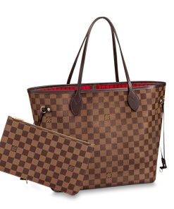 Louis Vuitton Damier Ebene Canvas Neverfull MM N41358