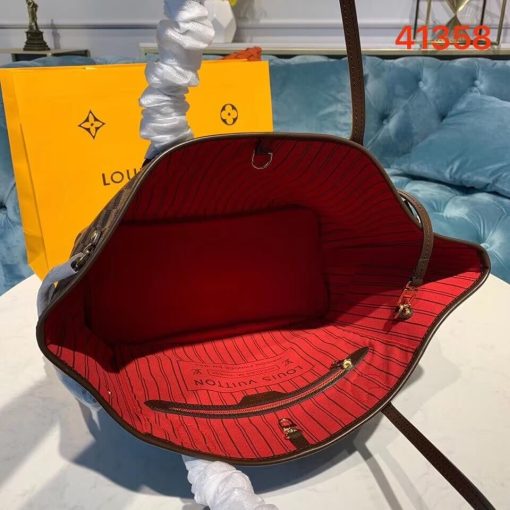 Louis Vuitton Damier Ebene Canvas Neverfull MM N41358 - Image 10