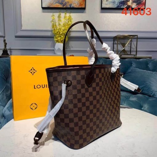 Louis Vuitton Damier Ebene Canvas Neverfull MM N41603 Pink - Image 3
