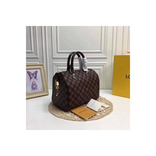 Louis Vuitton Damier Ebene Canvas Speedy 25 N41365 - Image 3
