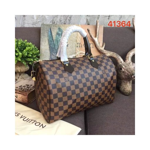 Louis Vuitton Damier Ebene Canvas Speedy 30 N41364 - Image 6