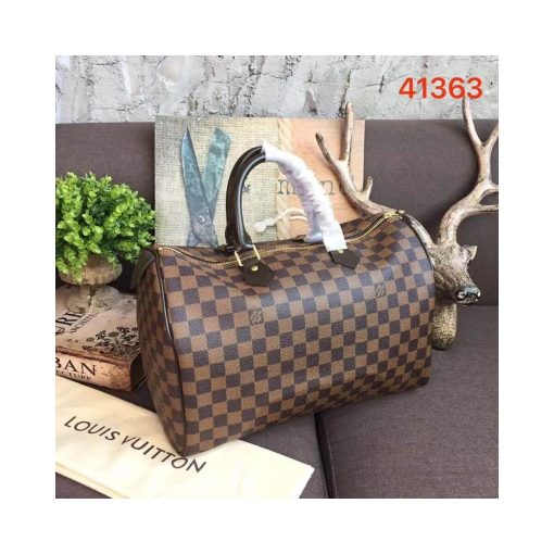 Louis Vuitton Damier Ebene Canvas Speedy 35 N41363 - Image 2