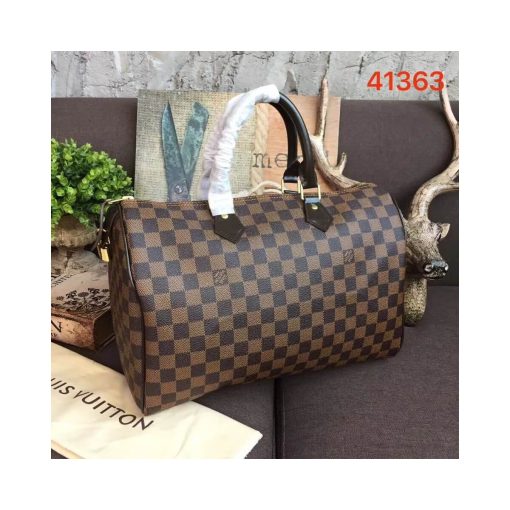 Louis Vuitton Damier Ebene Canvas Speedy 35 N41363 - Image 5