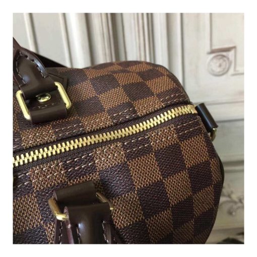 Louis Vuitton Damier Ebene Canvas Speedy Bandouliere 35 N41366 - Image 6