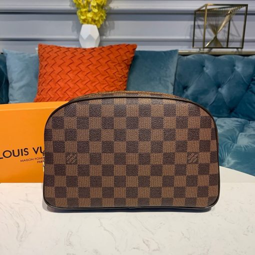Louis Vuitton Damier Ebene Canvas Toiletry Bag 25 N47624 - Image 2