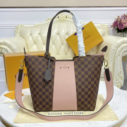 Louis Vuitton Damier Ebene Jersey N44041 N44023 Pink - Image 4