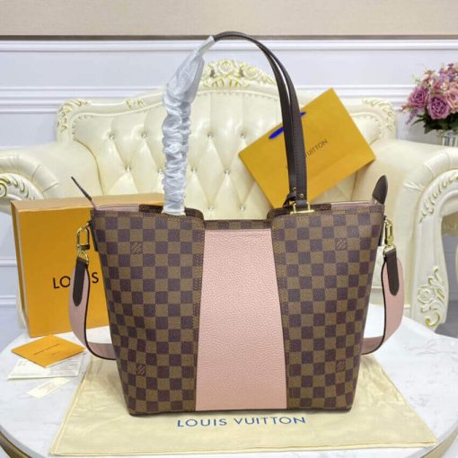 Louis Vuitton Damier Ebene Jersey N44041 N44023 Pink - Image 6