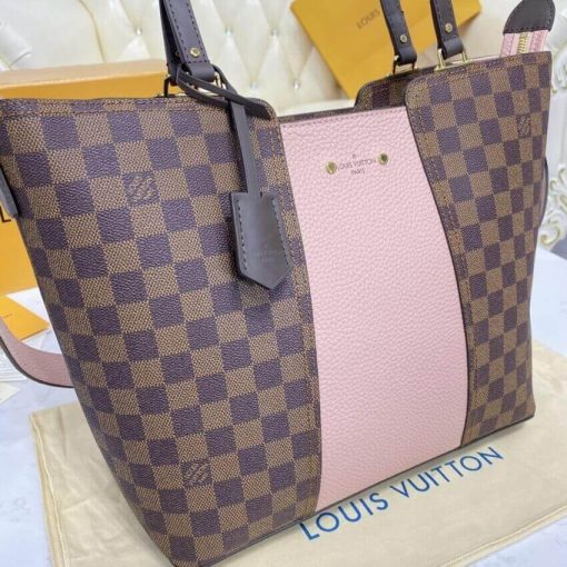 Louis Vuitton Damier Ebene Jersey N44041 N44023 Pink - Image 8