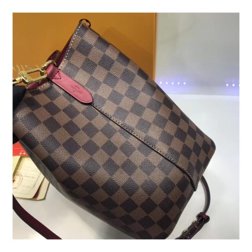 Louis Vuitton Damier Ebene NeoNoe N40213 Burgundy - Image 3