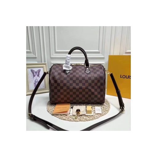 Louis Vuitton Damier Ebene Speedy Bandouliere 30 N41367 - Image 2
