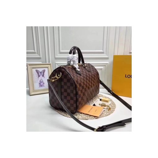 Louis Vuitton Damier Ebene Speedy Bandouliere 30 N41367 - Image 3