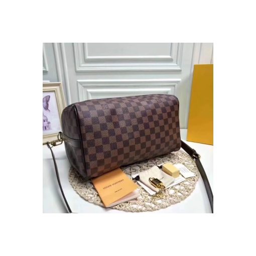 Louis Vuitton Damier Ebene Speedy Bandouliere 30 N41367 - Image 7
