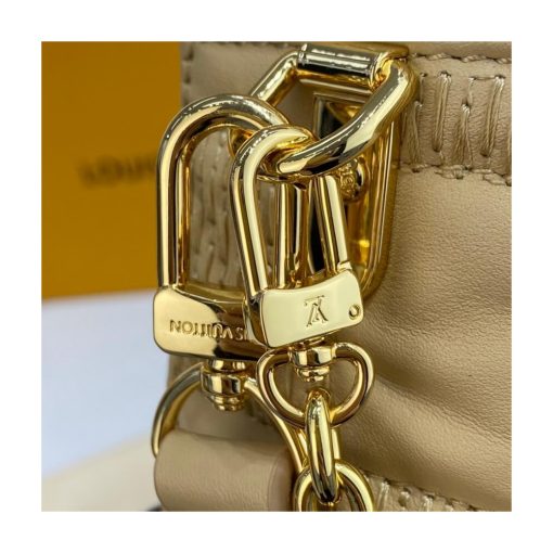 Louis Vuitton Damier Quilt Lambskin Troca MM M59111 M59114 Beige - Image 13