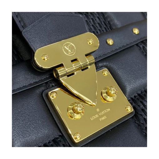 Louis Vuitton Damier Quilt Lambskin Troca MM M59111 M59114 Black - Image 10