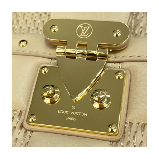 Louis Vuitton Damier Quilt Lambskin Troca MM M59111 M59114 Beige - Image 9