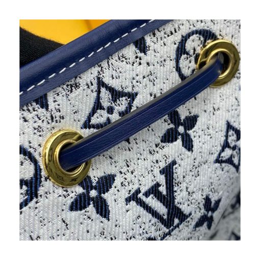 Louis Vuitton Denim Jacquard Textil Petit Noe M59606 - Image 15