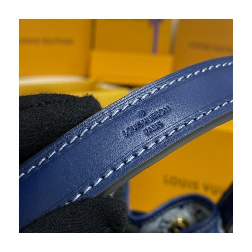 Louis Vuitton Denim Jacquard Textil Petit Noe M59606 - Image 17