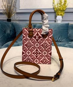Louis Vuitton Denim Mini Onthego M69846 Red