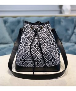 Louis Vuitton Denim Noe BB M57154 Black