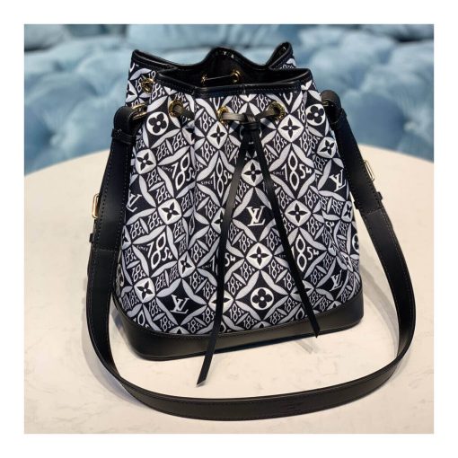 Louis Vuitton Denim Noe BB M57154 Black - Image 5