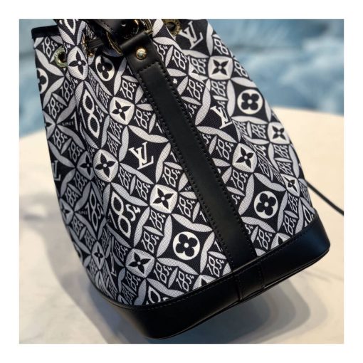 Louis Vuitton Denim Noe BB M57154 Black - Image 6