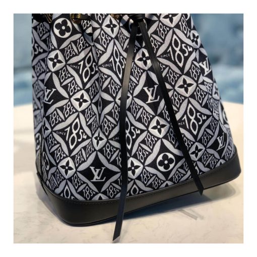 Louis Vuitton Denim Noe BB M57154 Black - Image 7
