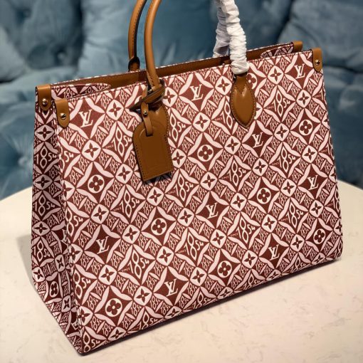 Louis Vuitton Denim Onthego M57185 M57207 Brown - Image 10