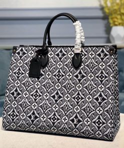 Louis Vuitton Denim Onthego M57185 M57207 Black