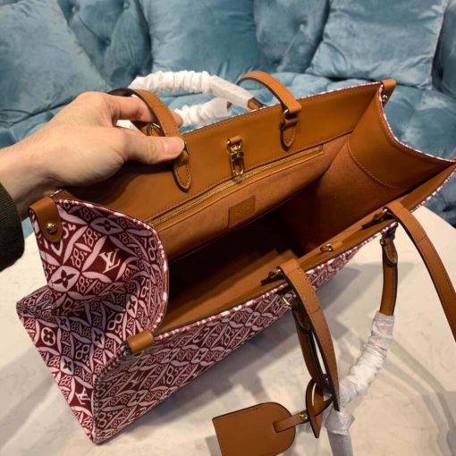 Louis Vuitton Denim Onthego M57185 M57207 Brown - Image 13
