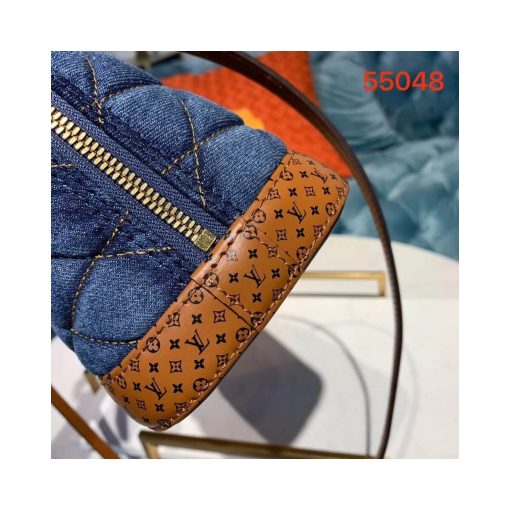 Louis Vuitton Denim Raw Alma BB M55048 Blue - Image 5