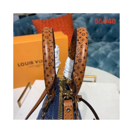 Louis Vuitton Denim Raw Alma BB M55048 Blue - Image 7