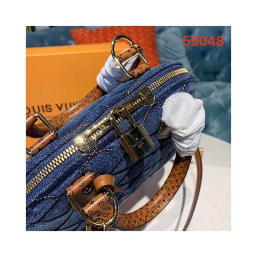 Louis Vuitton Denim Raw Alma BB M55048 Blue - Image 9