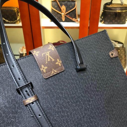 Louis Vuitton Document Bag M30723 M30725 Black - Image 3