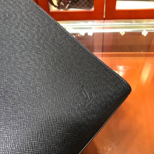 Louis Vuitton Document Bag M30723 M30725 Black - Image 5