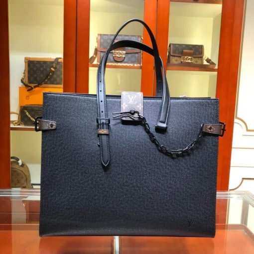 Louis Vuitton Document Bag M30723 M30725 Black