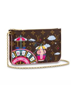Louis Vuitton Double Zip Pochette M69744