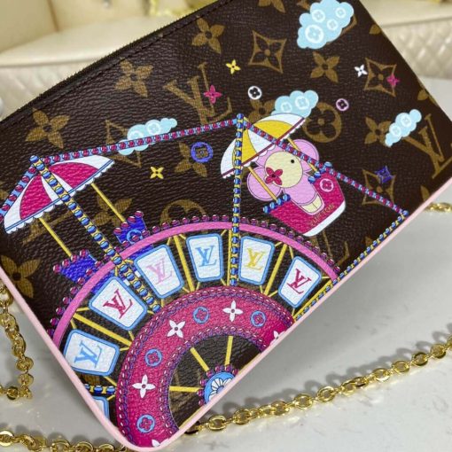 Louis Vuitton Double Zip Pochette M69744 - Image 6