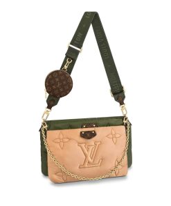 Louis Vuitton Econyl Maxi Multi Pochette Accessoires M58977 Khaki/Beige