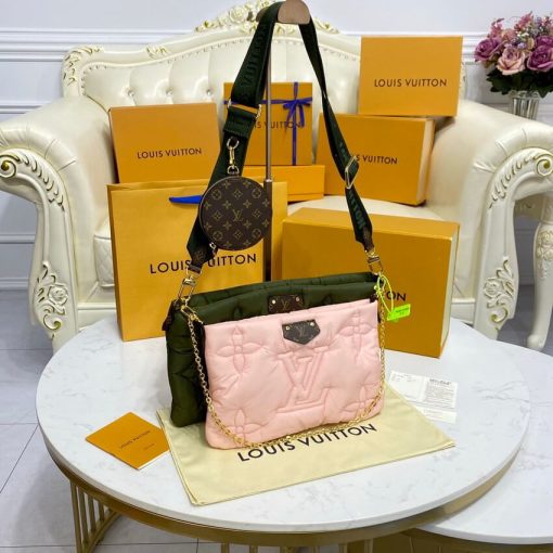 Louis Vuitton Econyl Maxi Multi Pochette Accessoires M58977 Khaki/Beige - Image 6